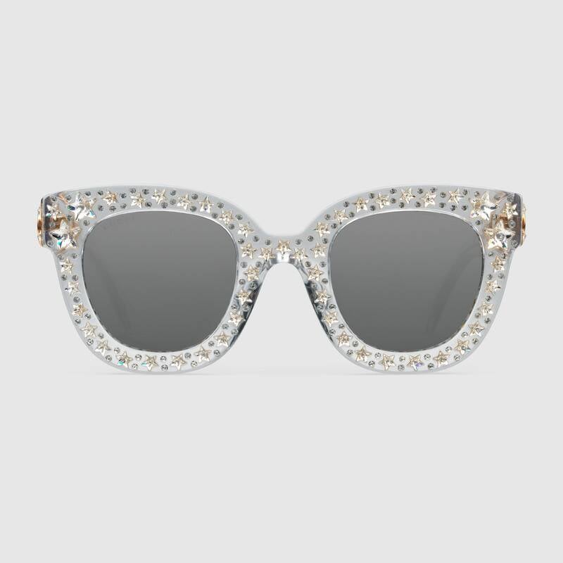 Gucci Cat Eye Sunglasses With Stars 