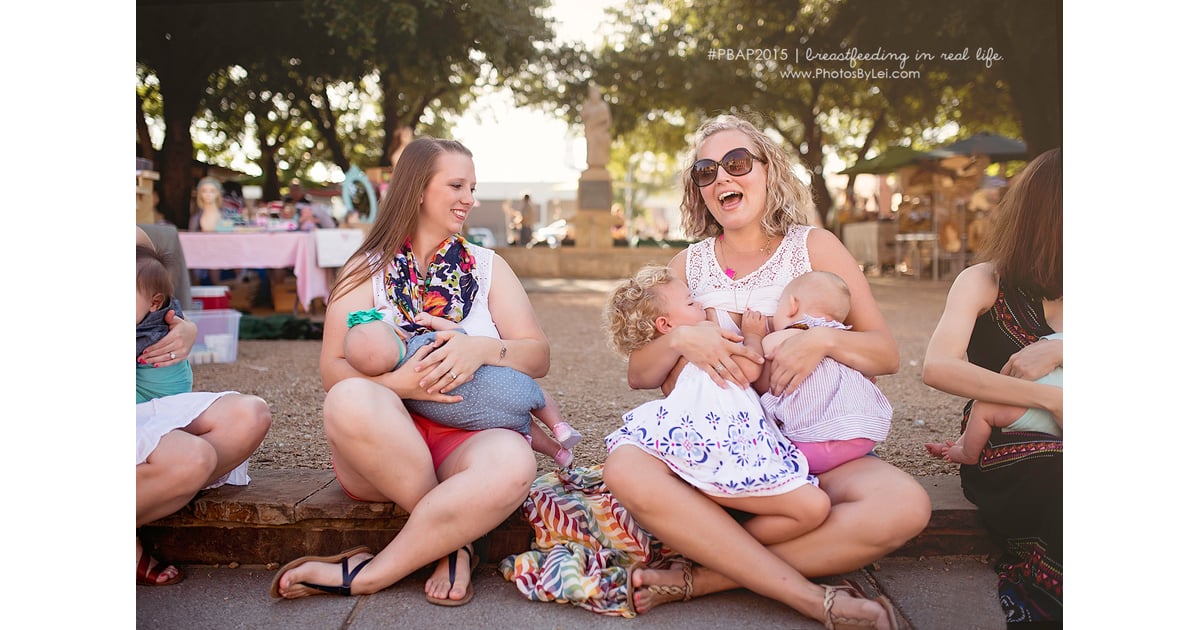 At a Park Breastfeeding in Public Places Photos POPSUGAR Family Photo 6