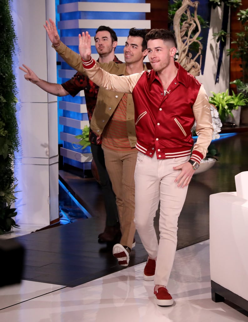 Pictures of the Jonas Brothers on The Ellen DeGeneres Show