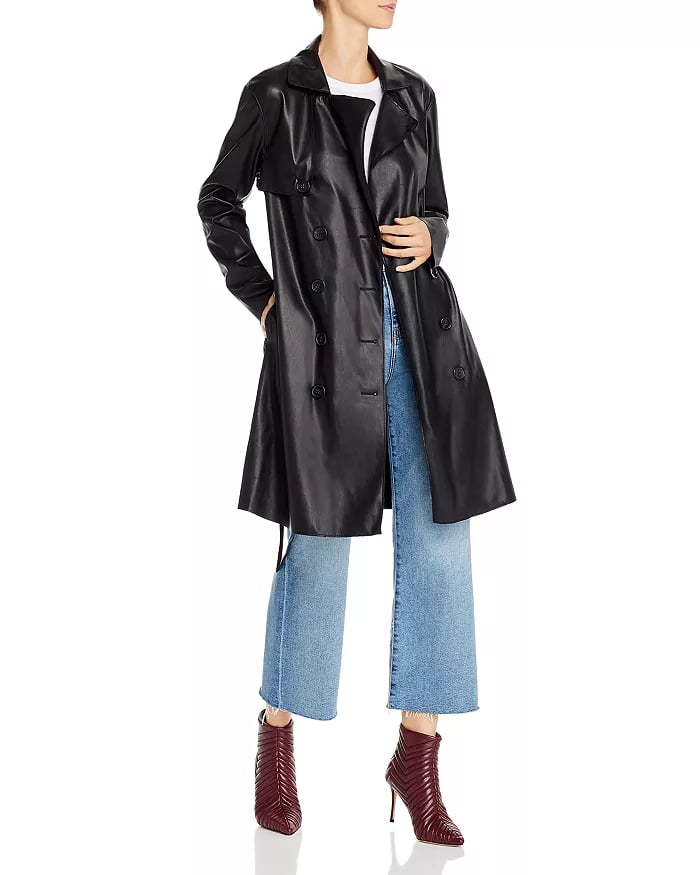 BlankNYC Faux Leather Trench Coat