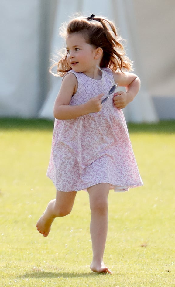 Princess Charlotte Having Fun at Polo Match June 2018