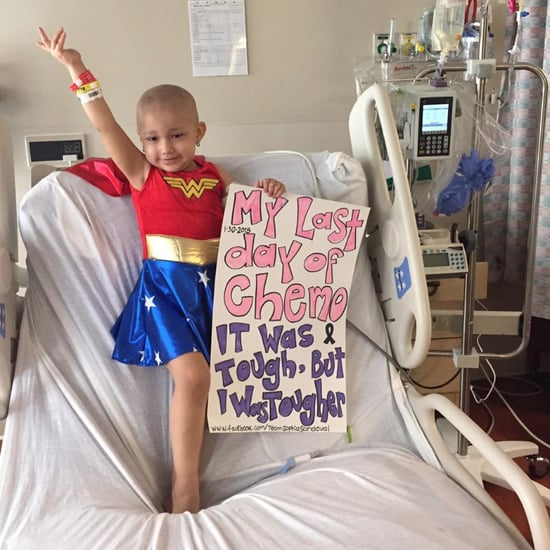 Little Girl With Cancer Dresses as Wonder Woman