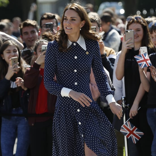 Kate Middleton Wears Polka-Dot Dress to Bletchley Park 2019