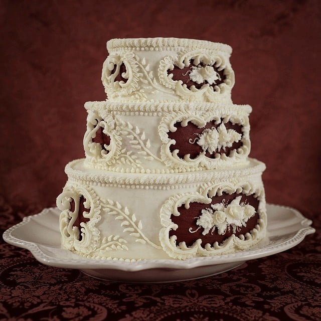 Red Velvet Wedding Cake