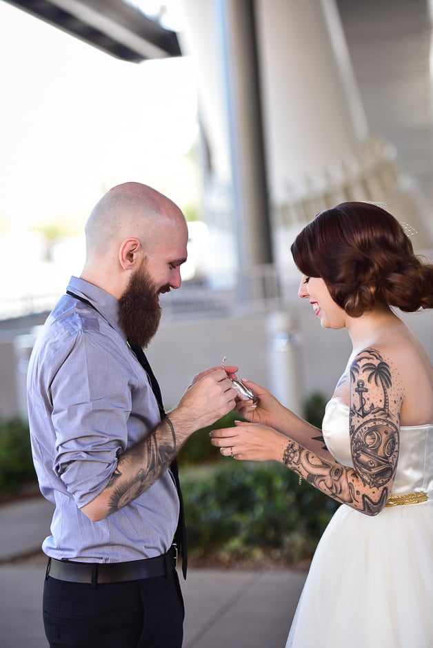 Tropical Las Vegas Wedding
