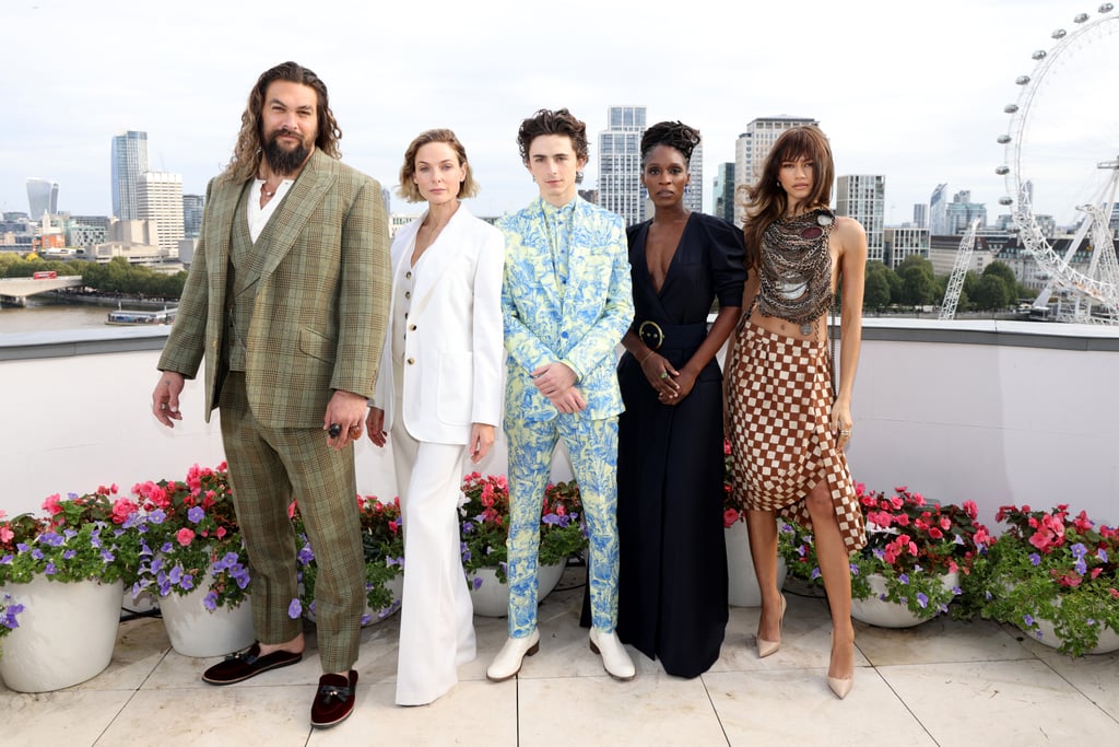 Timothée Chalamet Wears a Forest Print Stella McCartney Suit