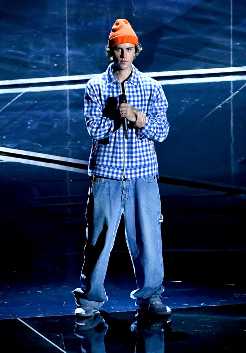 Justin Bieber at the 2020 American Music Awards