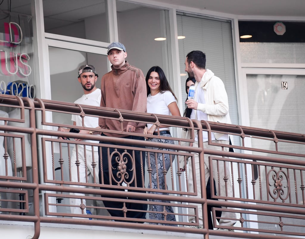 June 20: Kendall Jenner and Bad Bunny Leaving Sushi Park With Friends in Los Angeles