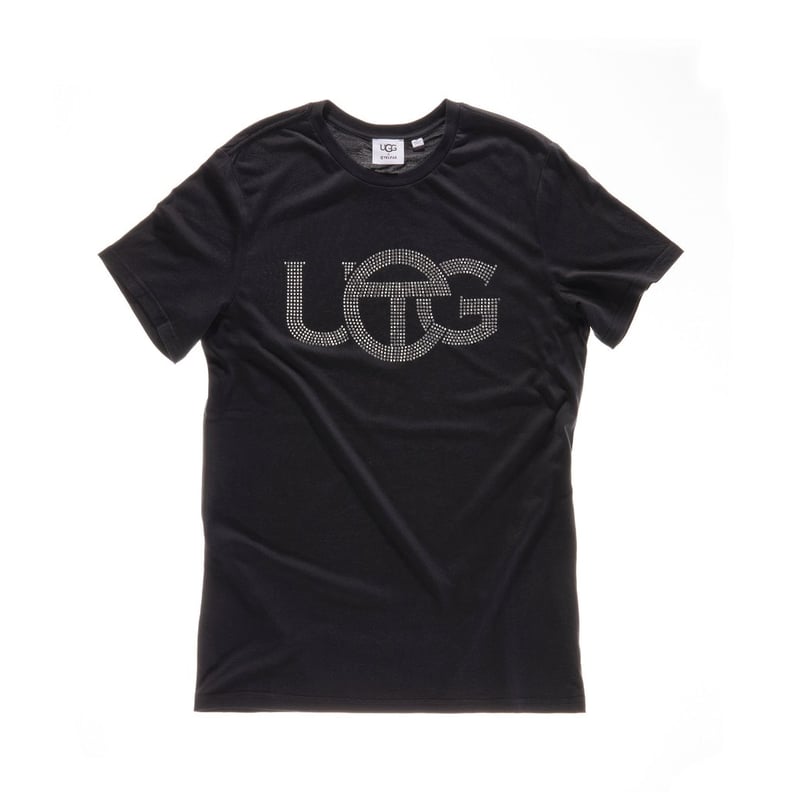 UGG X Telfar Crystal Logo Tee in Black