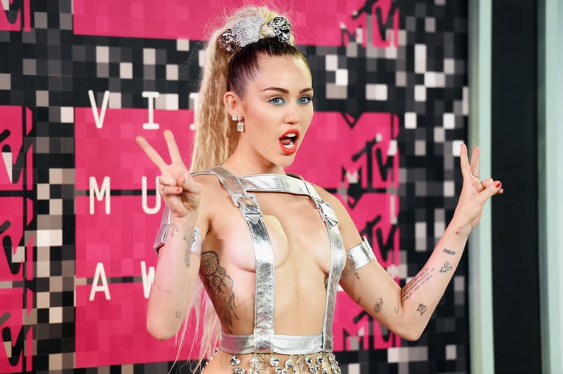 Miley Cyrus at the 2015 MTV VMAs