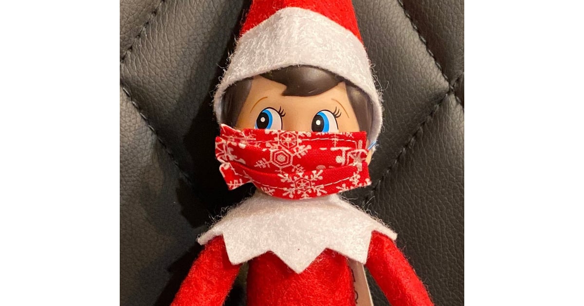 Elf Face Mask Elf on the Shelf Face Masks POPSUGAR Family Photo 5