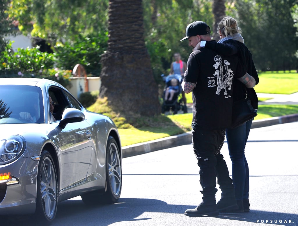 Cameron Diaz and Benji Madden PDA May 2015