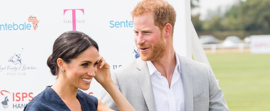 Prince Harry and Meghan Markle at Sentebale Polo 2018