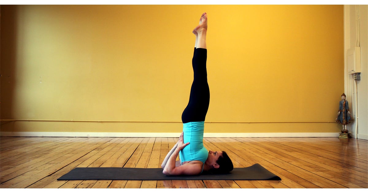 Strike A Yoga Pose Shoulderstand Popsugar Fitness 