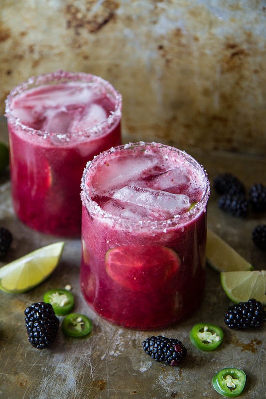 Blackberry Jalapeño Margarita