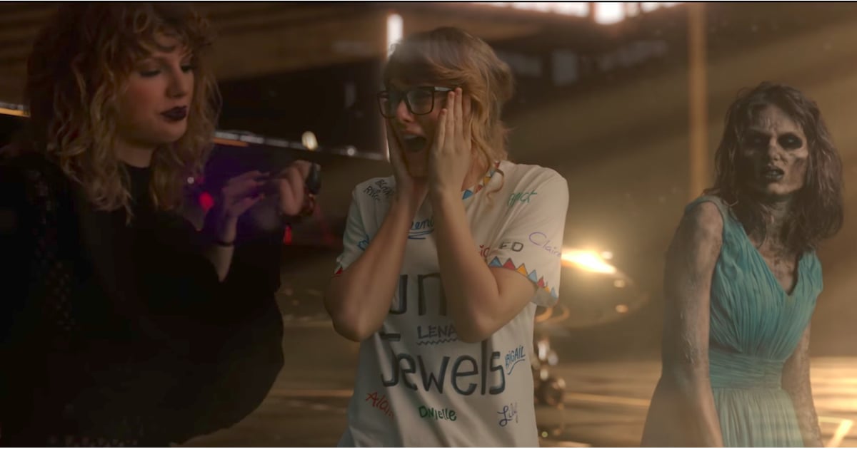 What Are The Names On Taylor Swift S Shirt In Music Video Popsugar Celebrity