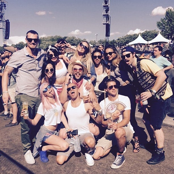 Cara Delevingne With Pink Hair at Osheaga Festival 2015