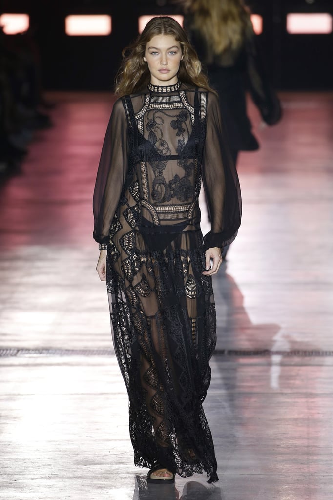 Gigi Closing the Show in a Sheer Boho Dress