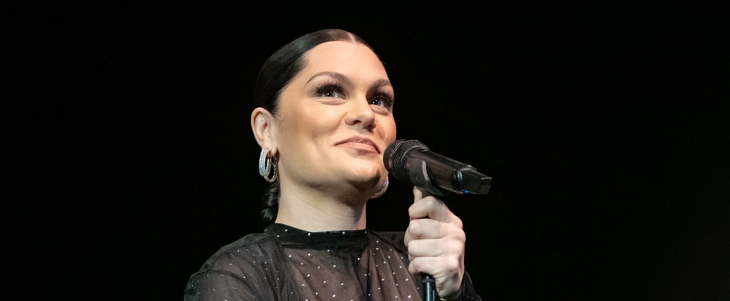 Jessie J Showcases Baby Bump in Sheer Outfit