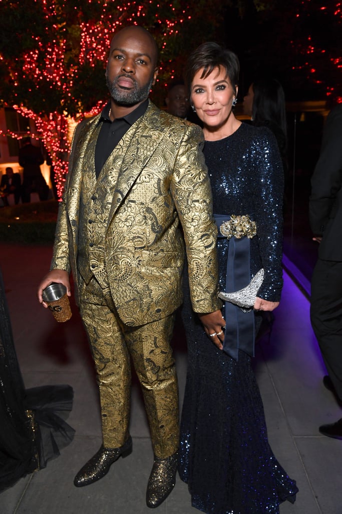 Corey Gamble and Kris Jenner at Diddy's 50th Birthday Party
