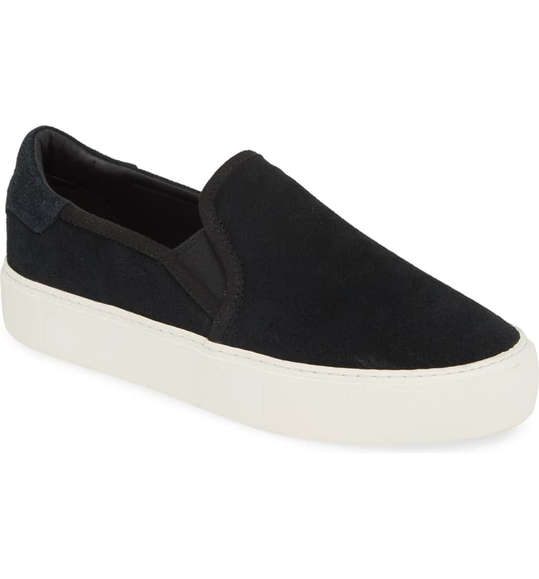 UGG Abies Perforated Slip-On Platform Sneakers