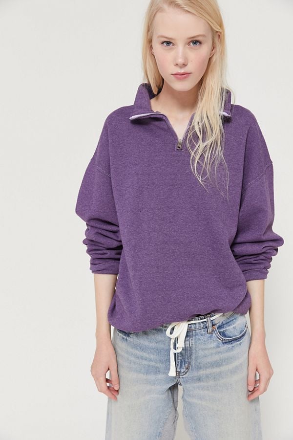 Vintage Overdyed Quarter-Zip Sweatshirt