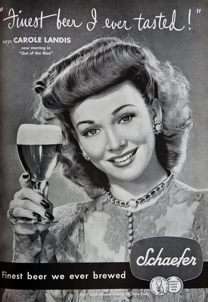 Its All About The Celebrity Endorsements Vintage Beer Ads For Women Popsugar Love And Sex 0191