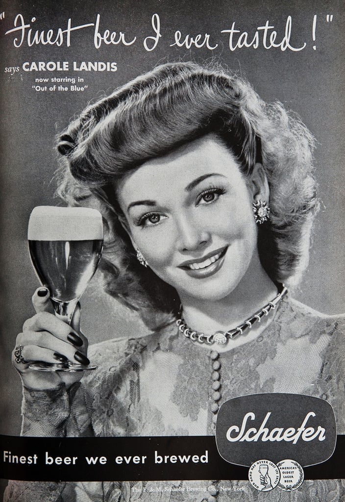 Its All About The Celebrity Endorsements Vintage Beer Ads For Women Popsugar Love And Sex 