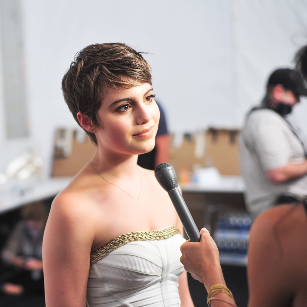 Sami Gayle Backstage at the Hervé Leger Show | Backstage Photos Fashion