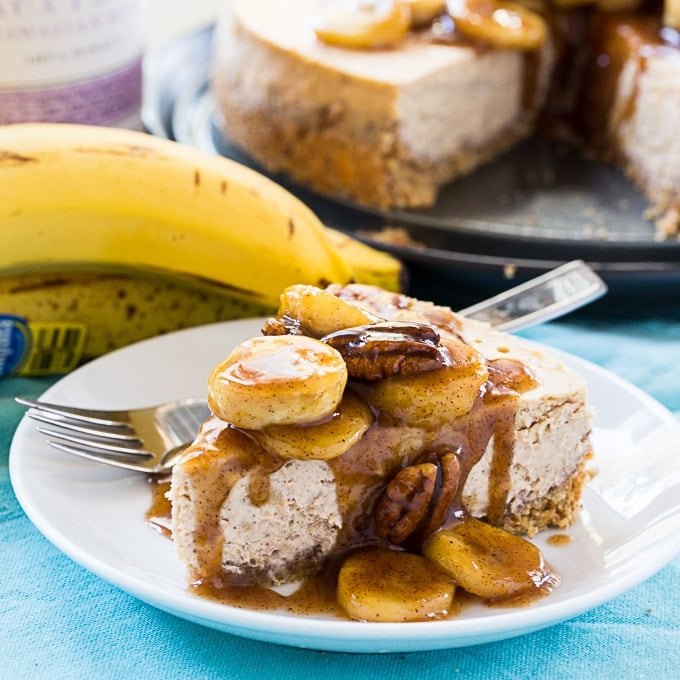 Bananas Foster Cheesecake