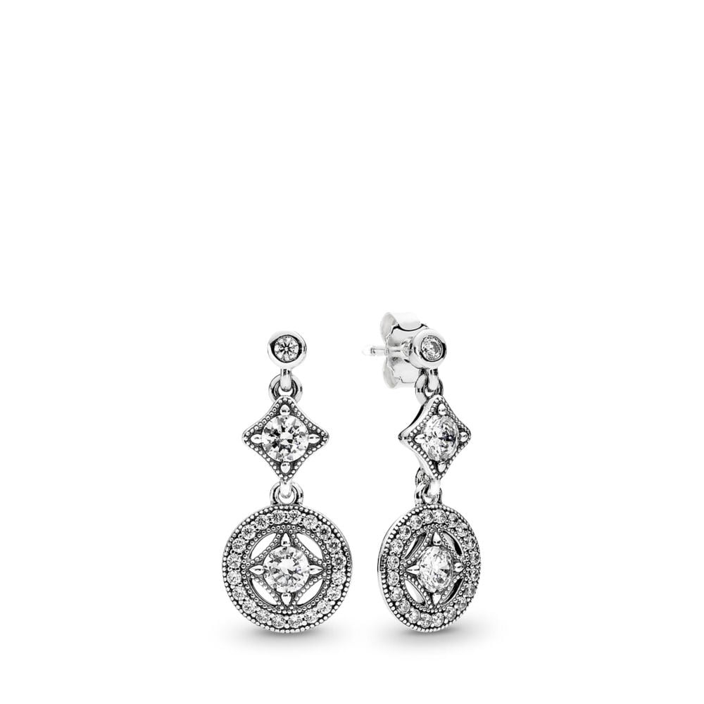 Pandora Vintage Allure Drop Earrings Pandora s Adorable Disney