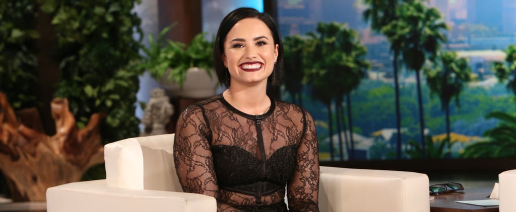 Demi Lovato on The Ellen DeGeneres Show February 2016