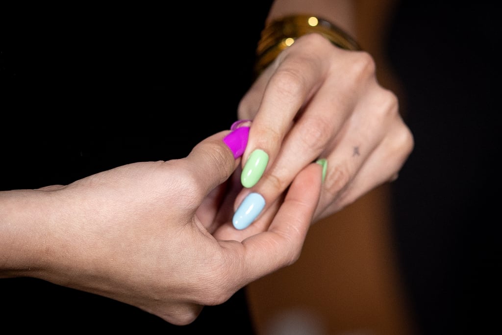 Selena Gomez's Skittle Nails: See Photos