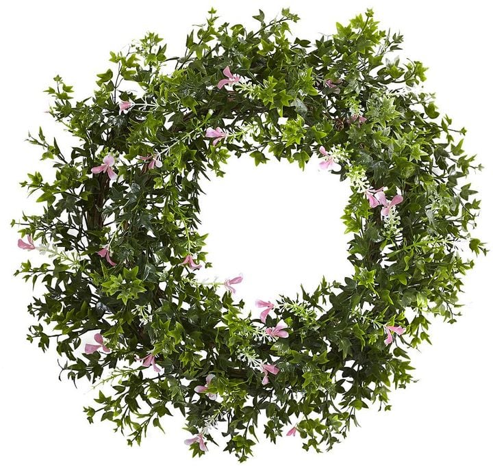 Ivy & Floral Wreath ($58)