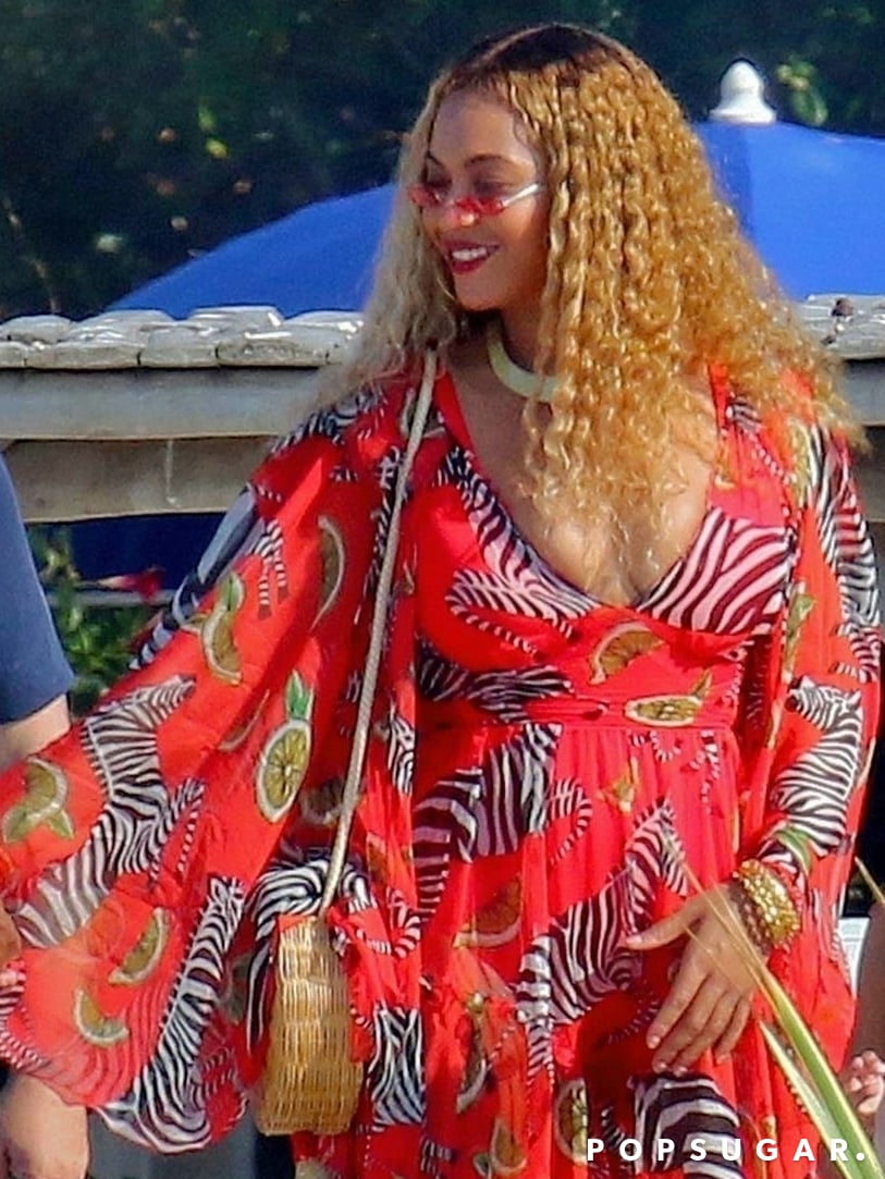Beyoncé Zebra Dress by Dolce and Gabbana in Cannes 2018 | POPSUGAR Fashion