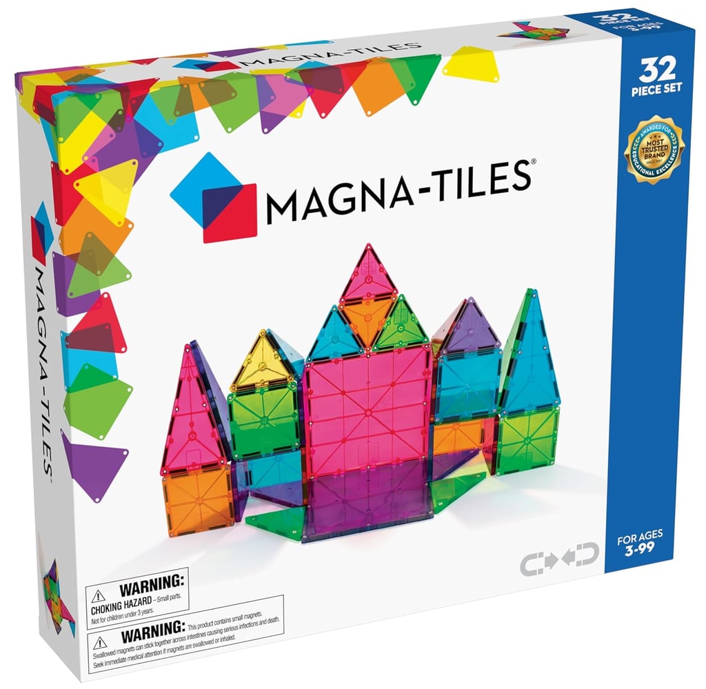 Magna-Tiles Classic 32-Piece Magnetic Construction Set