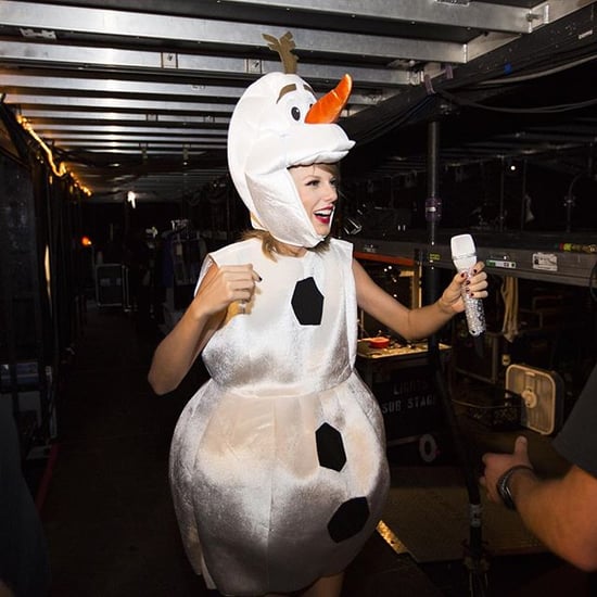 Taylor Swift Dressed Up as Olaf From Frozen