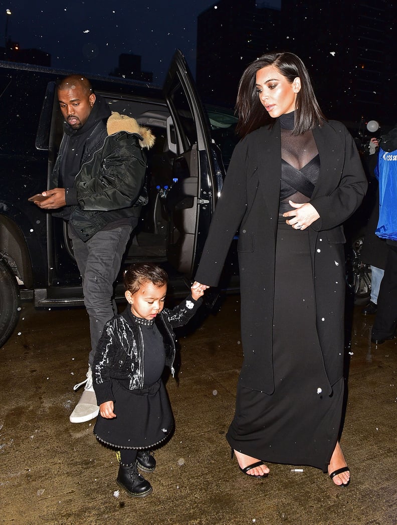 North West Wearing Alexander Wang