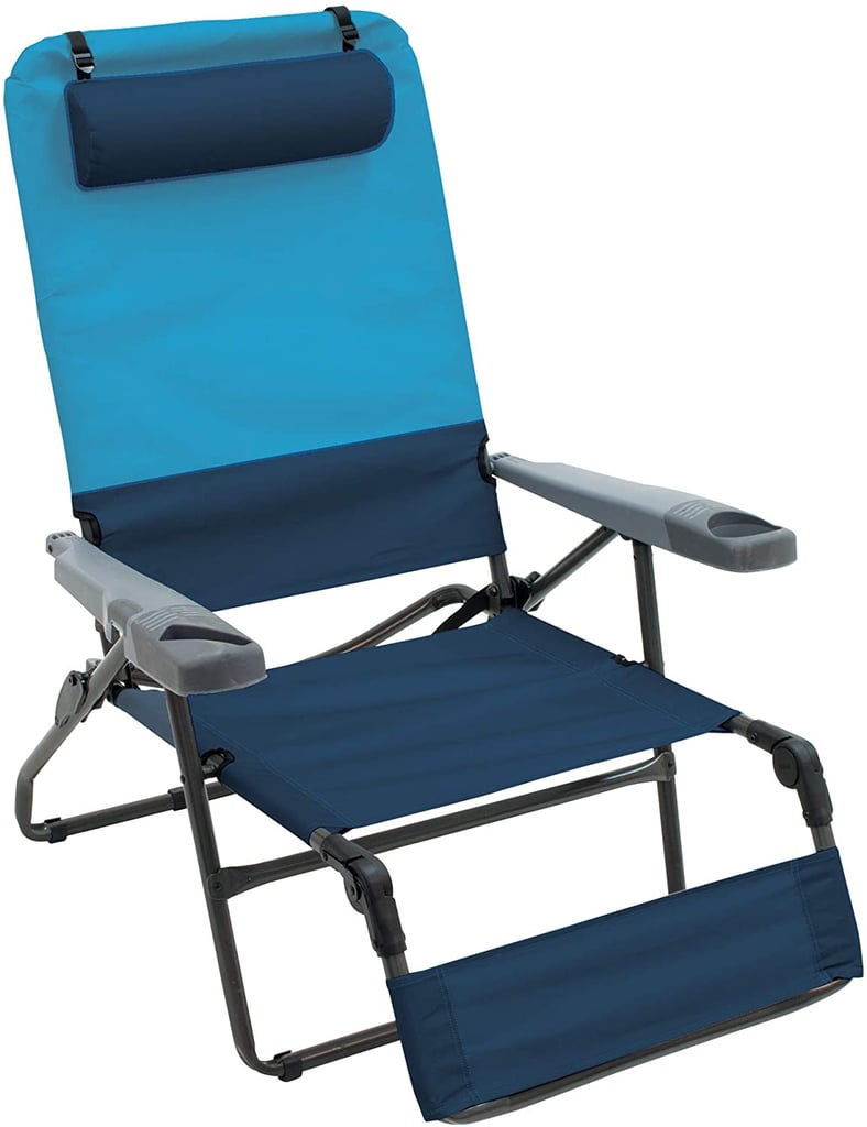 Best Beach Chair With a Footrest: Rio Brands Ottoman Lounge Chair