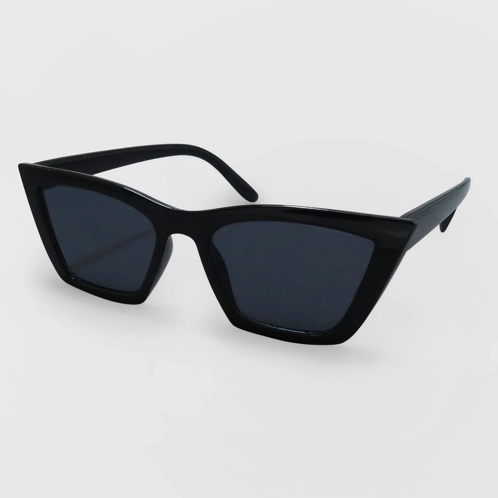 Wild Fable Cateye Plastic Silhouette Sunglasses — Black
