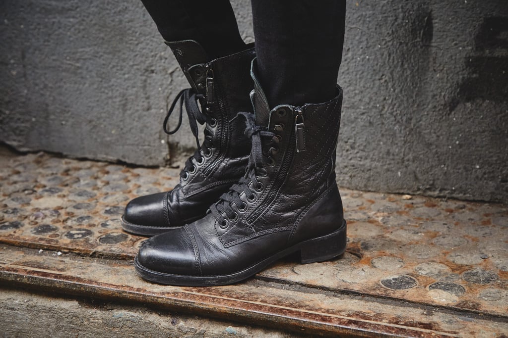 Combat Boots at Fashion Week Fall 2018