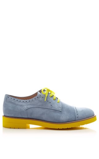 Pertini Contrast Sole Suede Brogues