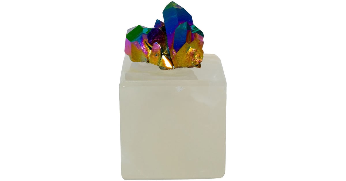Mapleton Drive Onyx Paperweight with Quartz (85) Oil Slick Home