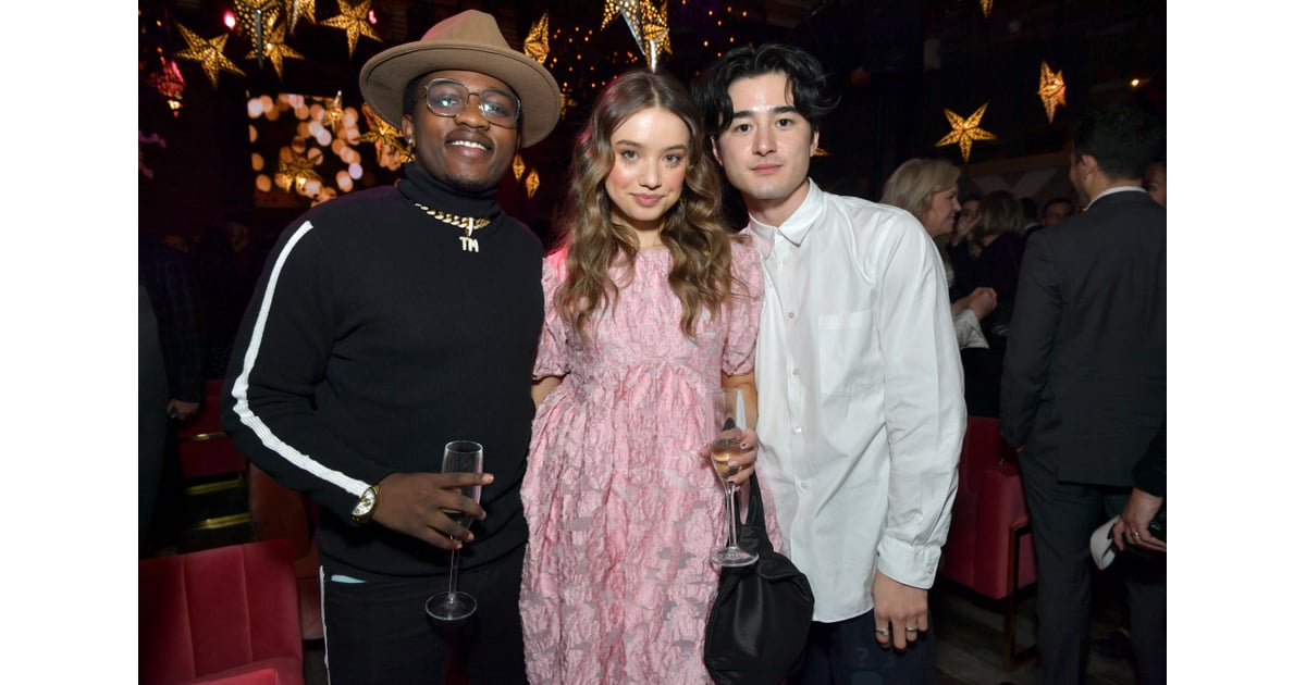 Trezzo Mahoro and Emilija Baranac at the P.S. I Still Love You Premiere