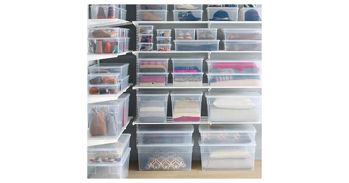 Our Clear Storage Boxes Best Organisers 2020 POPSUGAR Smart Living