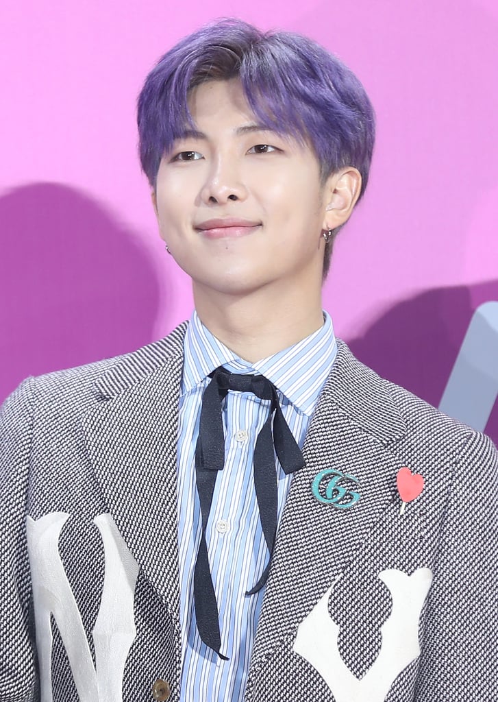 RM's Purple Hair Colour in 2018