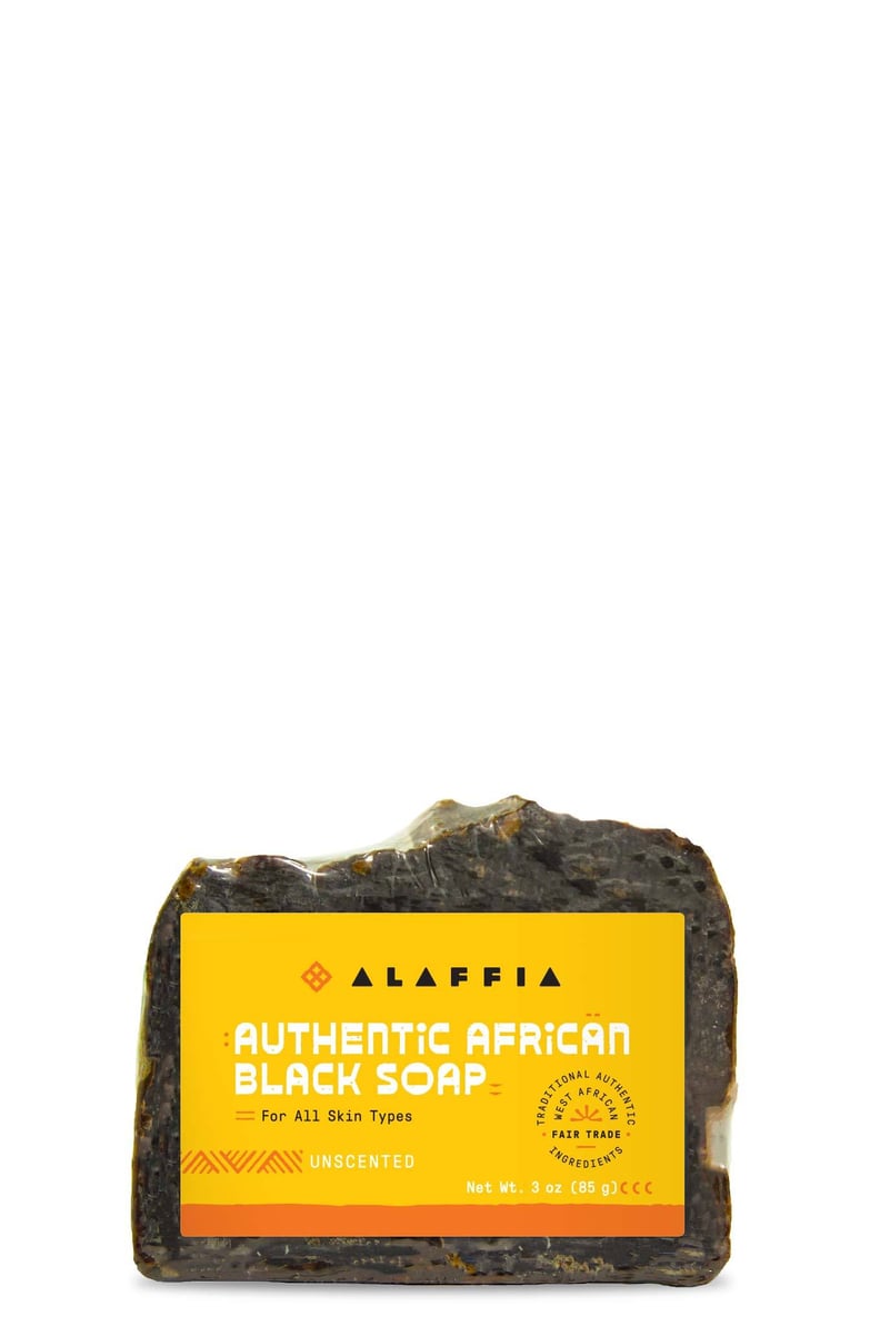 Alaffia Unscented Authentic African Black Soap Bar