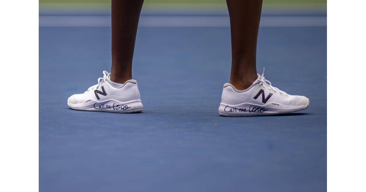Coco Gauff 2019 US Open Shoes POPSUGAR Fitness Photo 4