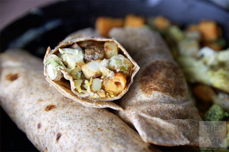 Veggie-Lovers' Breakfast Burrito