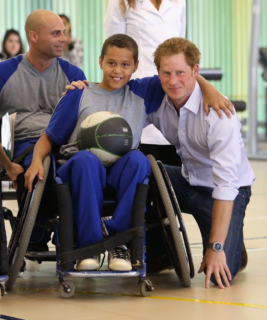 Prince Harry at the World Cup in Brazil